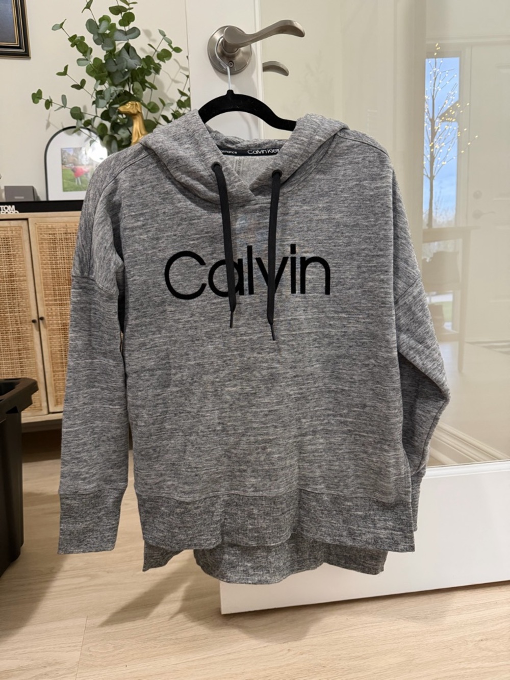 Calvin Klein Gray Performance Hoodie - Small